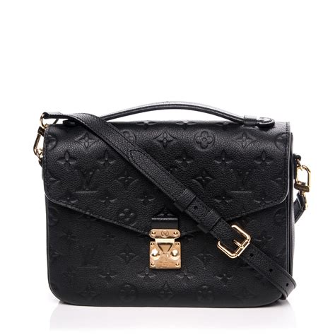 louis vuitton pochette metis black replica|Louis Vuitton empreinte pochette.